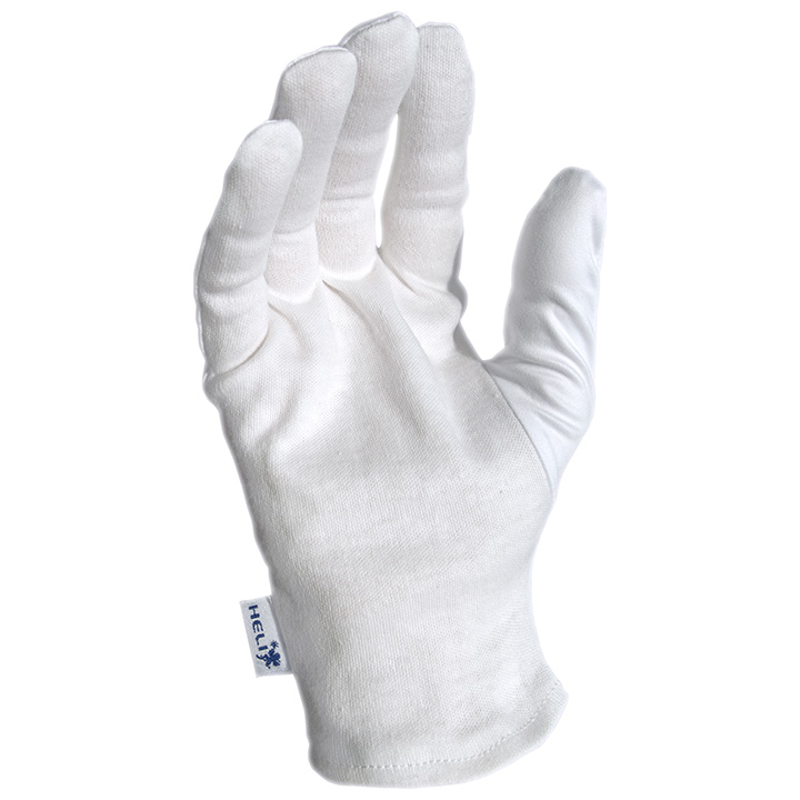 Heli Präsentationshandschuhe, weiß, Größe L, 1 Paar, Mikrofaser mit Baumwolle
