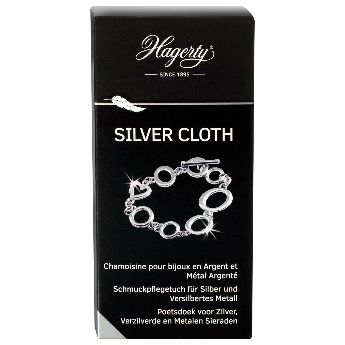 Hagerty Silver Cloth, Pflegetuch für Silber, 36 x 30 cm