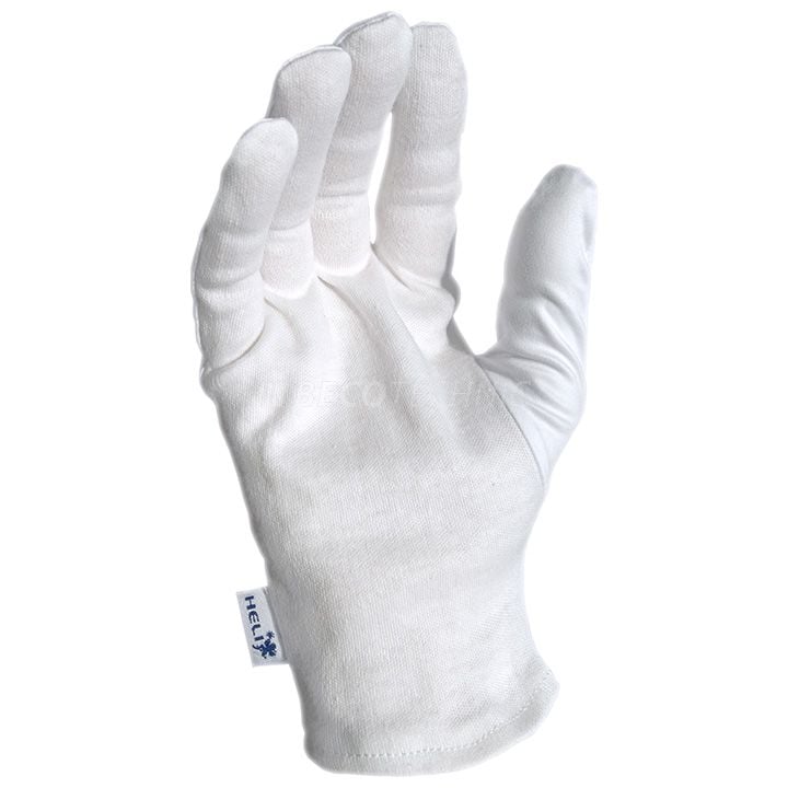 Heli Präsentationshandschuhe, weiß, Größe M, 1 Paar, Mikrofaser mit Baumwolle