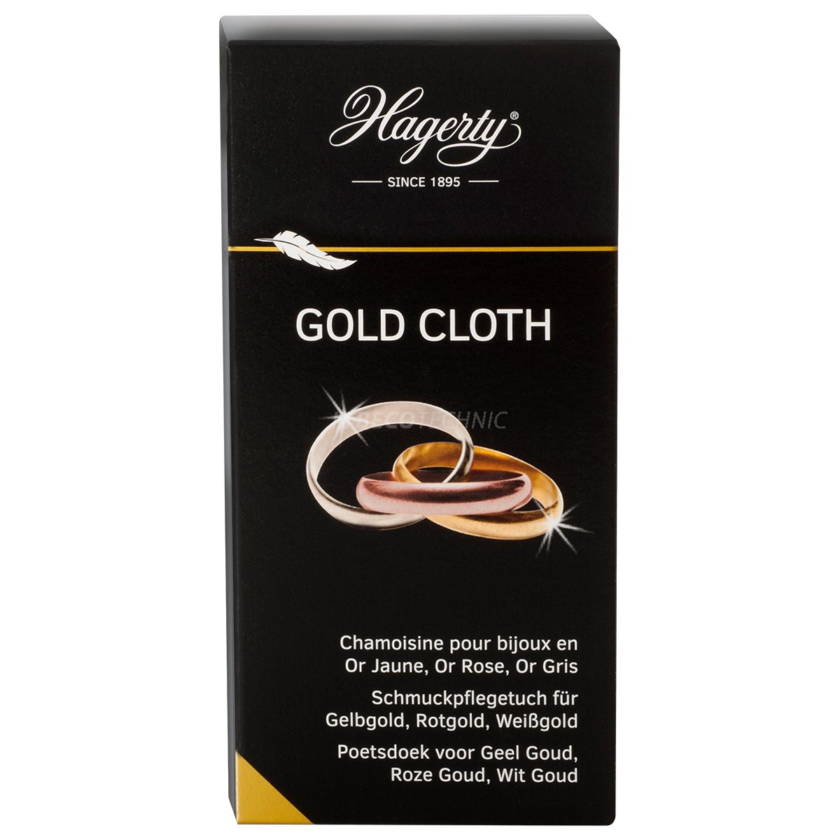 Hagerty Gold Cloth, Pflegetuch für Gold, 36 x 30 cm