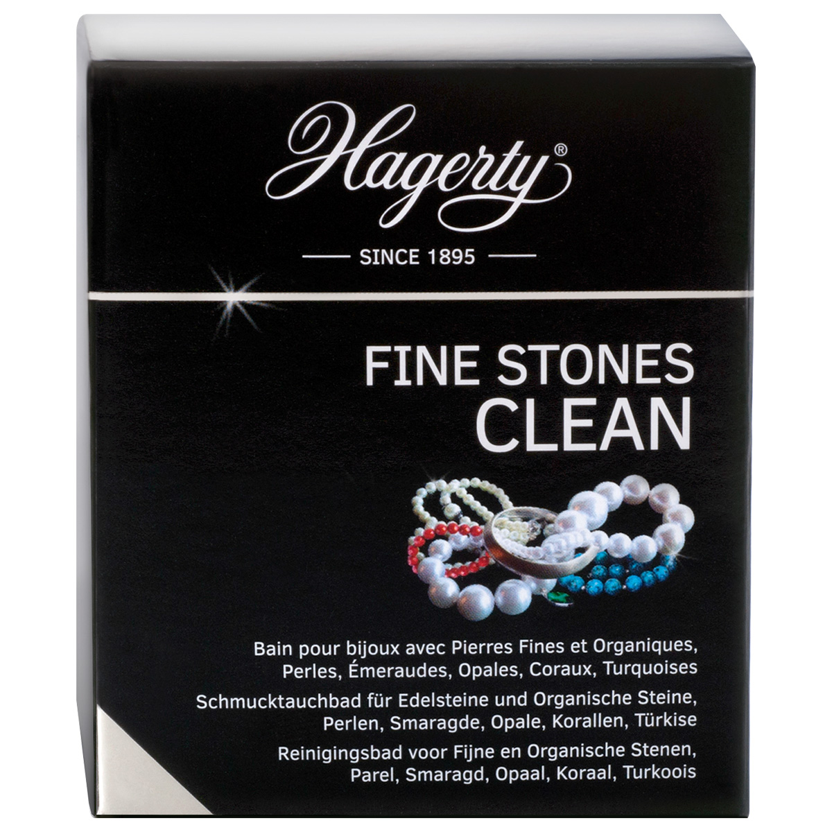 Hagerty Fine Stones Clean, Schmuckpflegemittel für Edelsteine, 170 ml