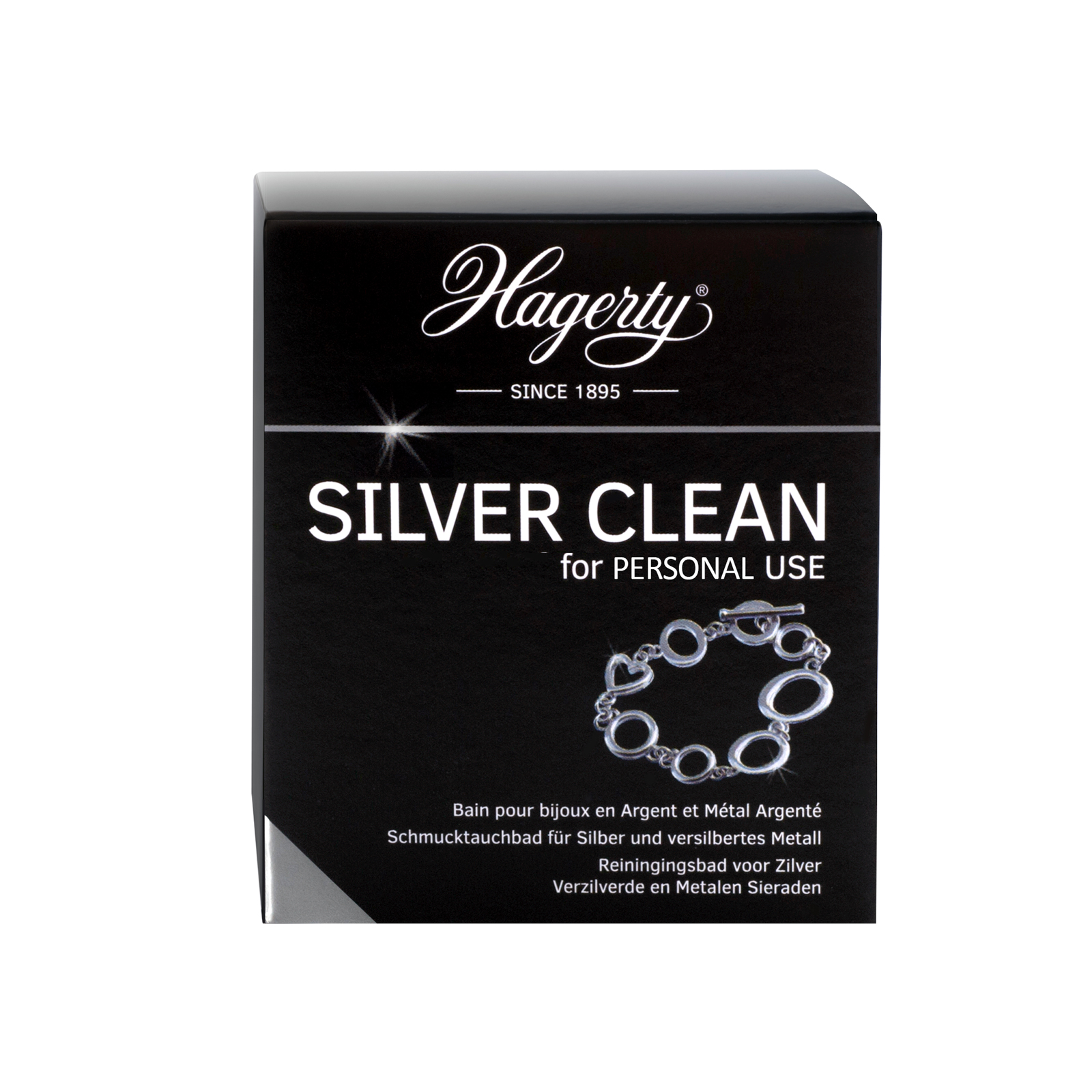 Hagerty Silver Clean for personal use, Tauchbad für Silber, 170 ml