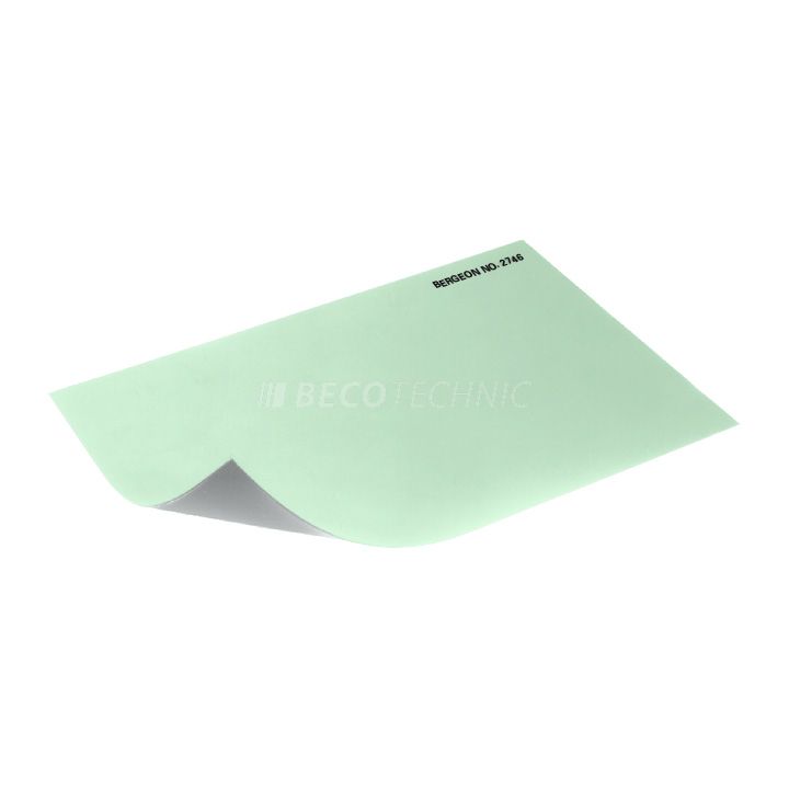 Bergeon 6808-V-01 Arbeitsunterlage, selbstklebend, glatt, grün